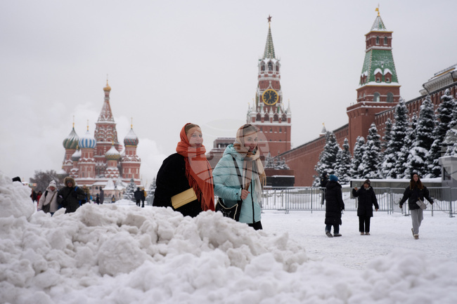 Температурата в Москва падна под минус 20 градуса