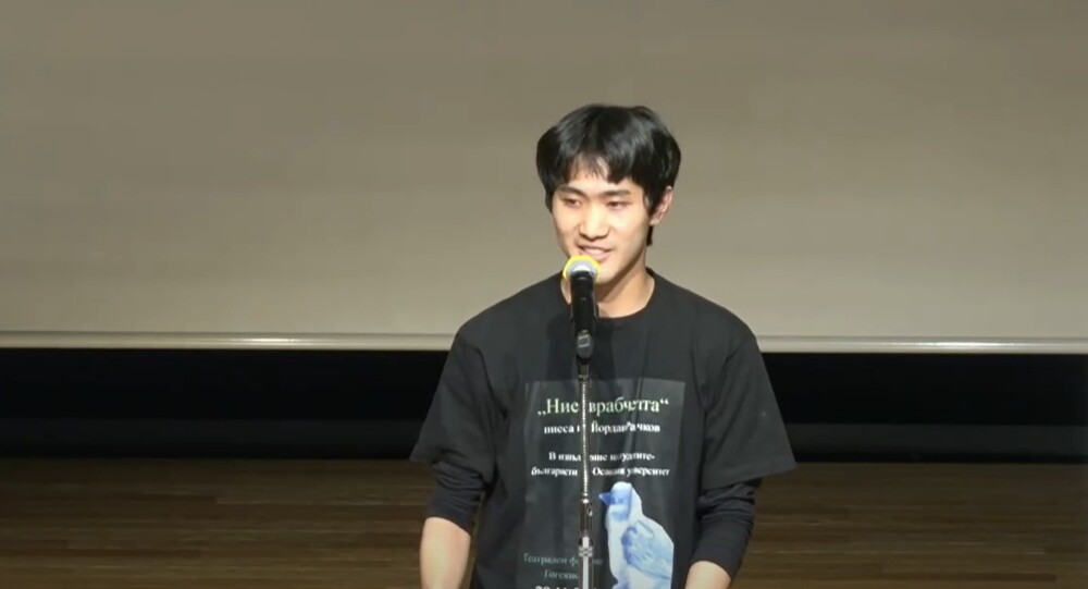 Фумия Токушиге е следващият представен от Българското посолство в Токио участник в Третия конкурс по ораторско майсторство на български език