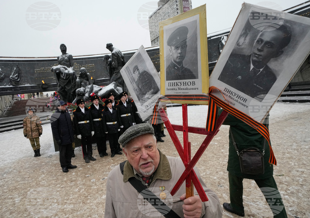 Russia Leningrad Siege Anniversary