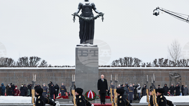 Путин почете паметта на жертвите в блокадата на Ленинград