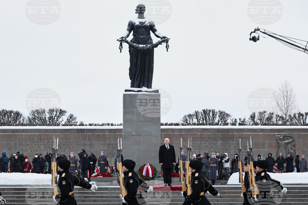 Russia Leningrad Siege Anniversary