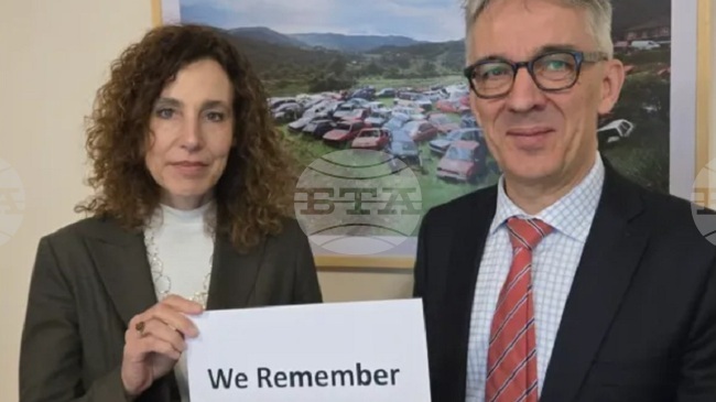 КосоваПрес: Германското посолство в Косово отдаде почит на жертвите на Холокоста