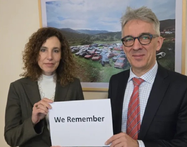 КосоваПрес: Германското посолство в Косово отдаде почит на жертвите на Холокоста