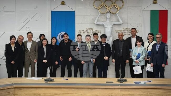 Национална спортна академия „Васил Левски“ подписа споразумение за сътрудничество с делегация от Тайван