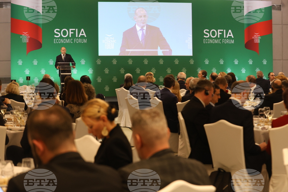 Софийски икономически форум 2026 - официална вечеря - Румен Радев