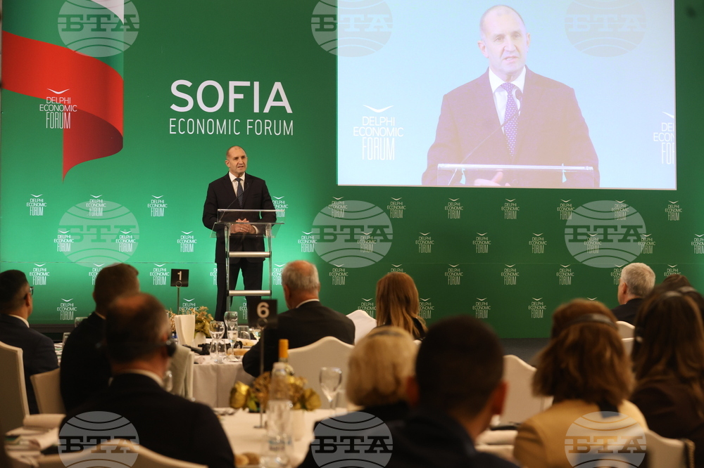 Софийски икономически форум 2026 - официална вечеря - Румен Радев