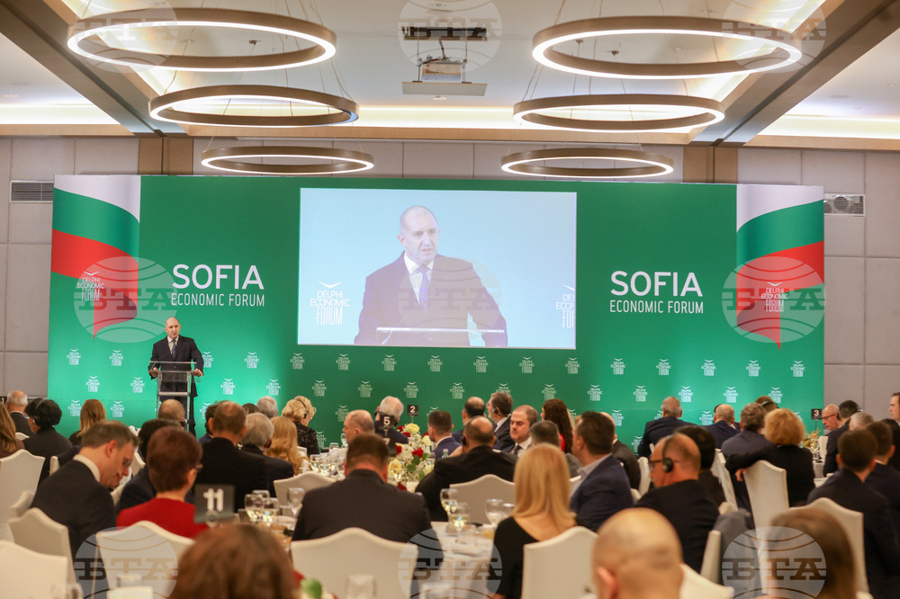 Софийски икономически форум 2026 - официална вечеря - Румен Радев