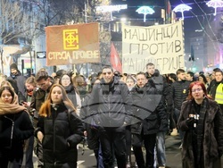 Сърбия - протестно шествие с искане за свикване на предсрочни парламентарни избори