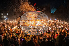 Britain Up Helly Aa Festival