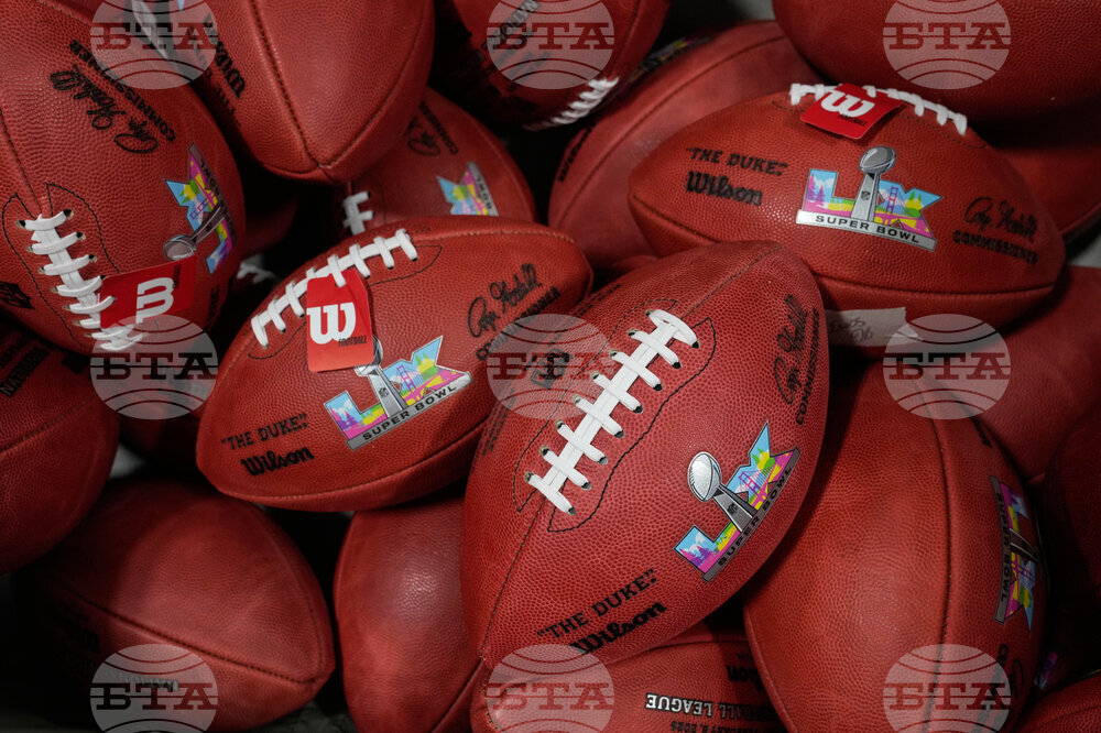 Super Bowl Logo Footballs