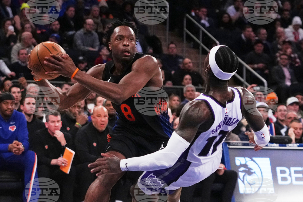 Kings Knicks Basketball