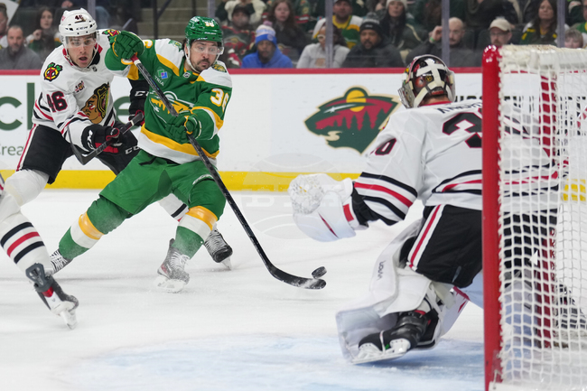 Blackhawks Wild Hockey