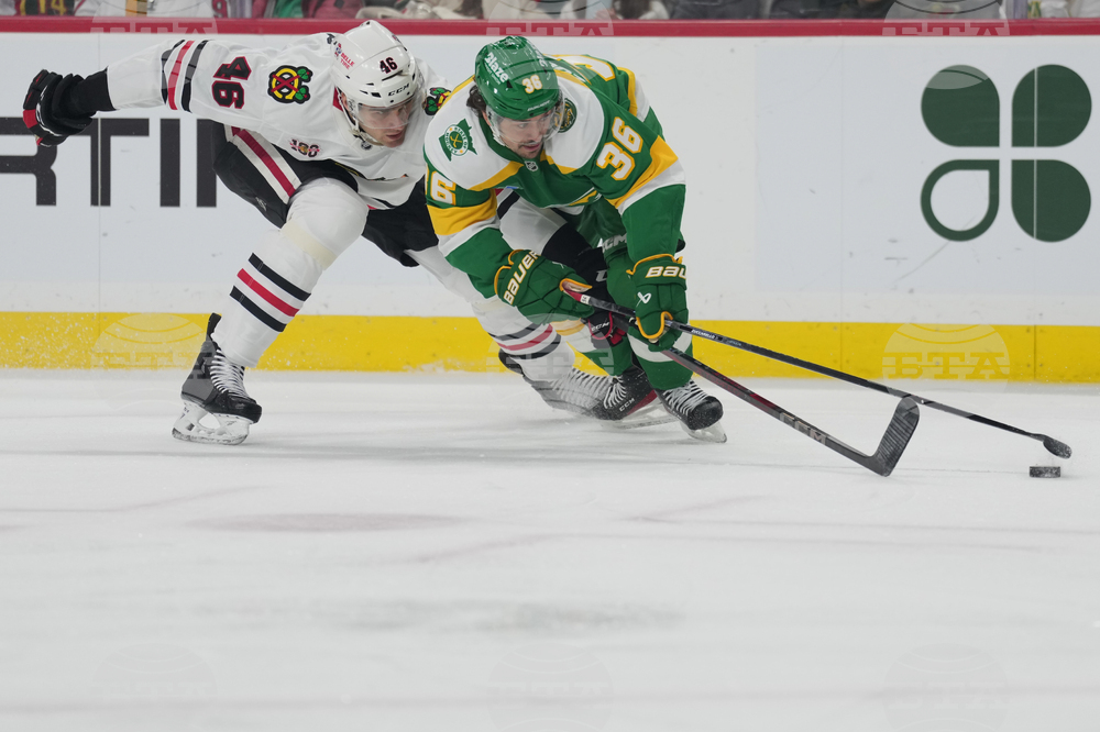 Blackhawks Wild Hockey