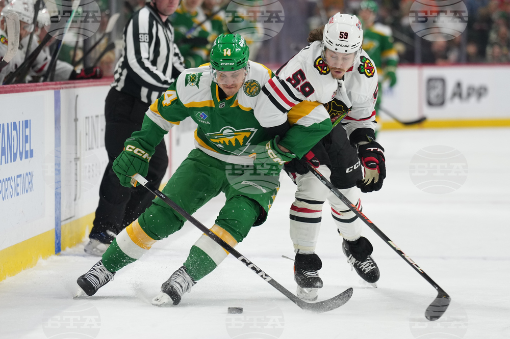 Blackhawks Wild Hockey