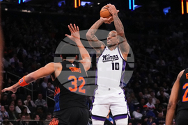 Kings Knicks Basketball