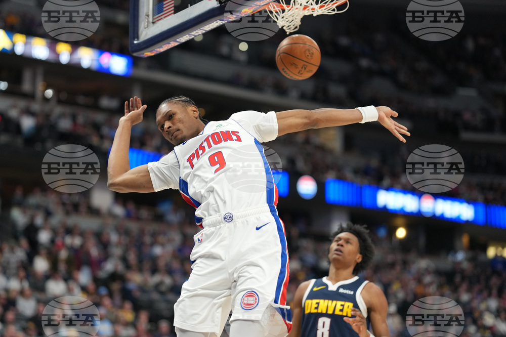 Pistons Nuggets Basketball