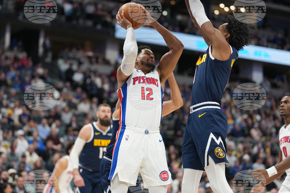 Pistons Nuggets Basketball