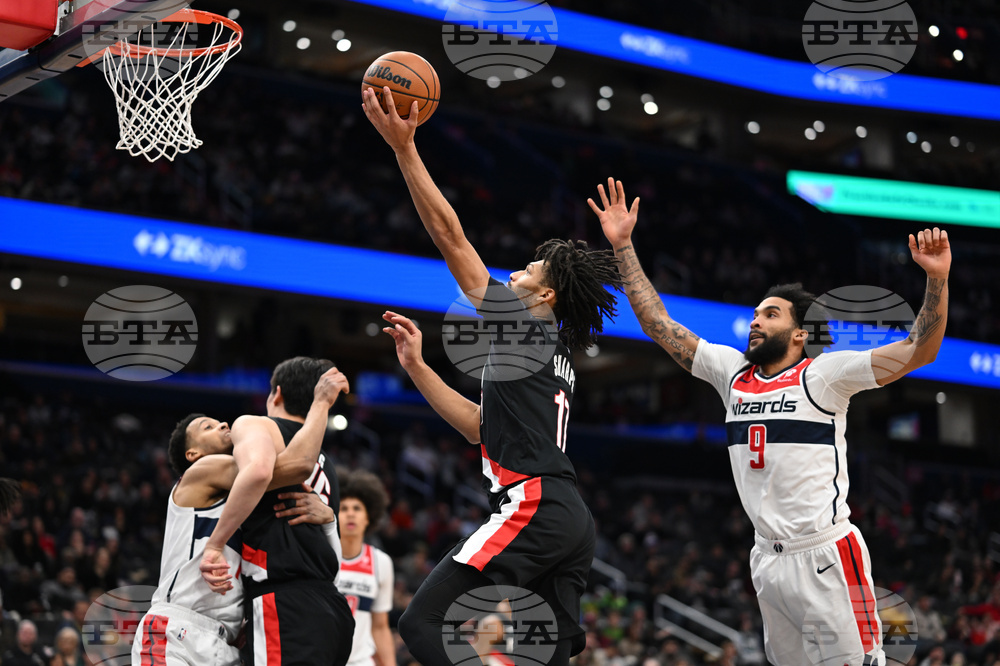 Trail Blazers Wizards Basketball