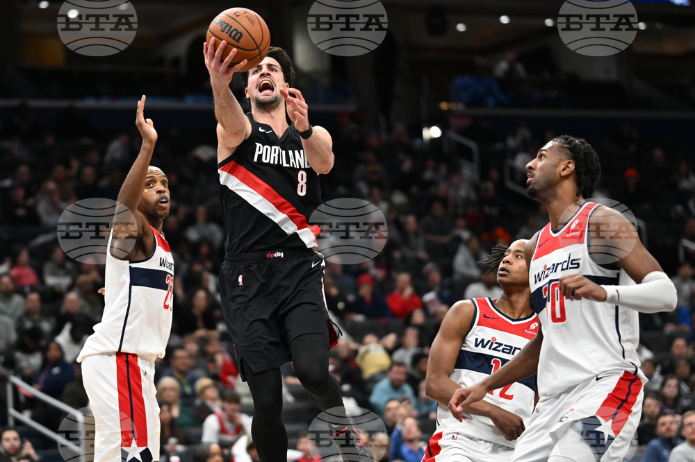 Trail Blazers Wizards Basketball