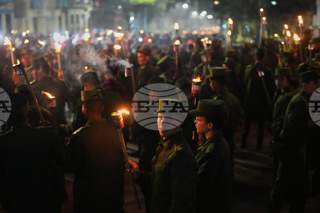 APTOPIX Cuba Marti Anniversary