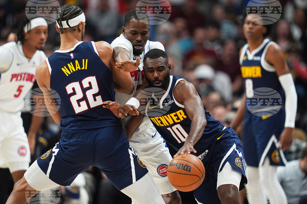 Pistons Nuggets Basketball