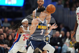 Pistons Nuggets Basketball