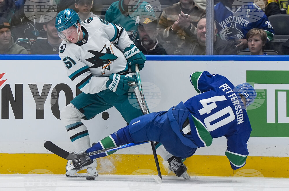 Sharks Canucks Hockey