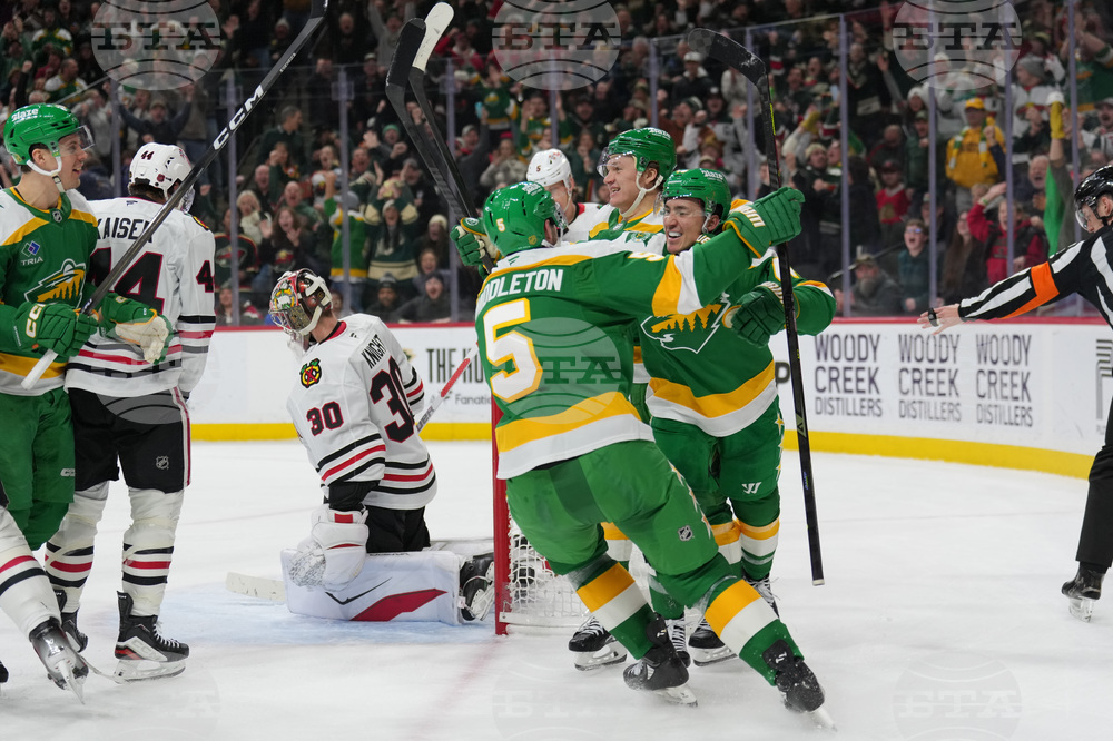 Blackhawks Wild Hockey