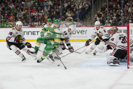 Blackhawks Wild Hockey