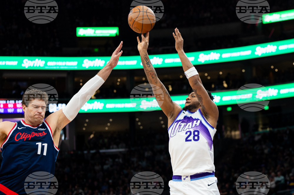 Clippers Jazz Basketball