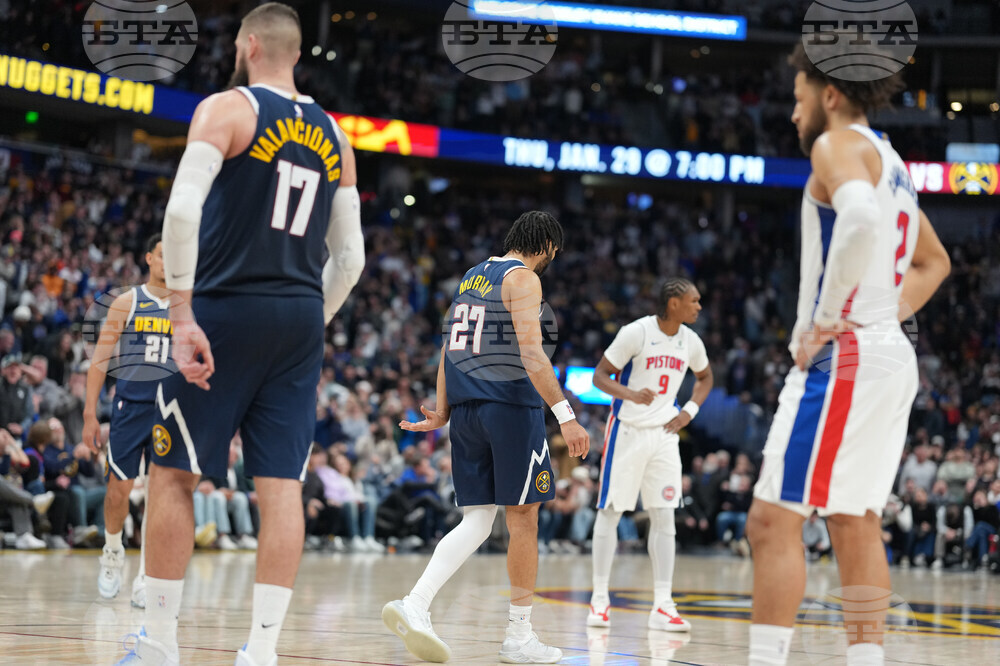 Pistons Nuggets Basketball