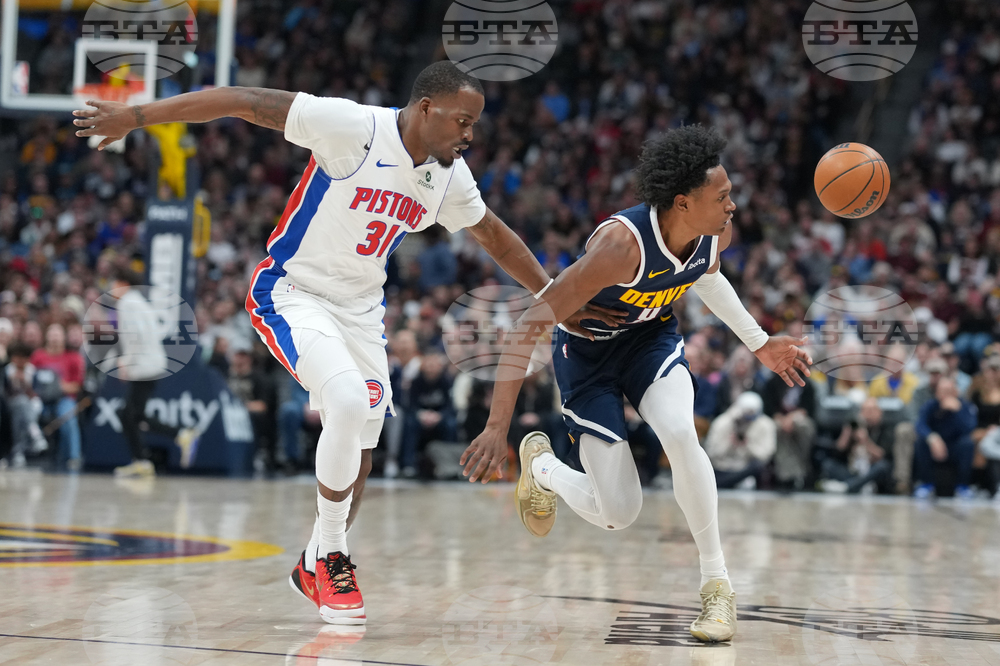 Pistons Nuggets Basketball