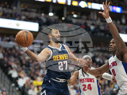 Pistons Nuggets Basketball