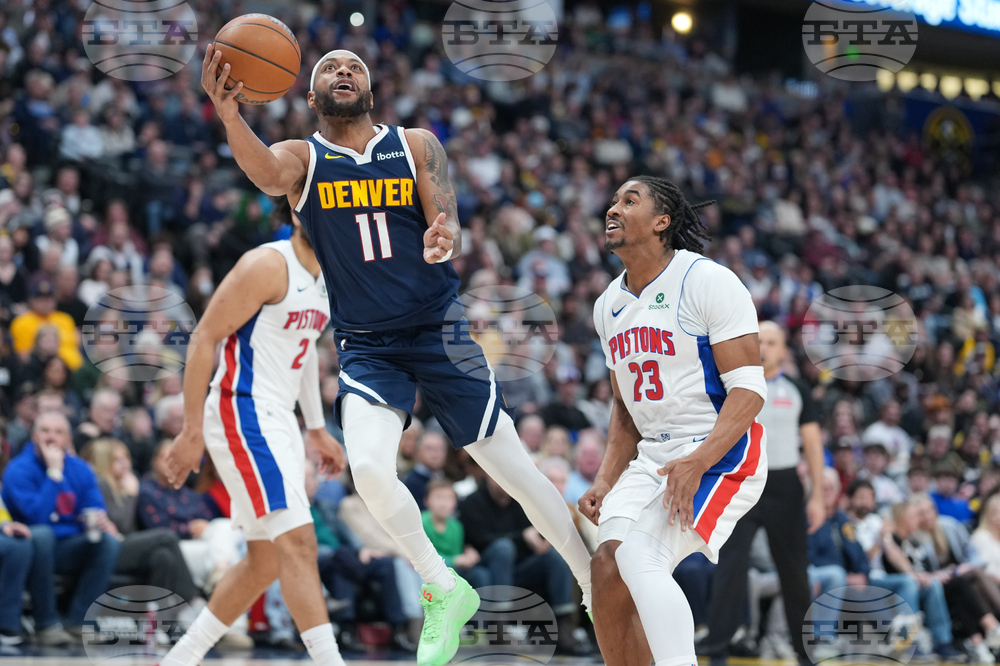 Pistons Nuggets Basketball