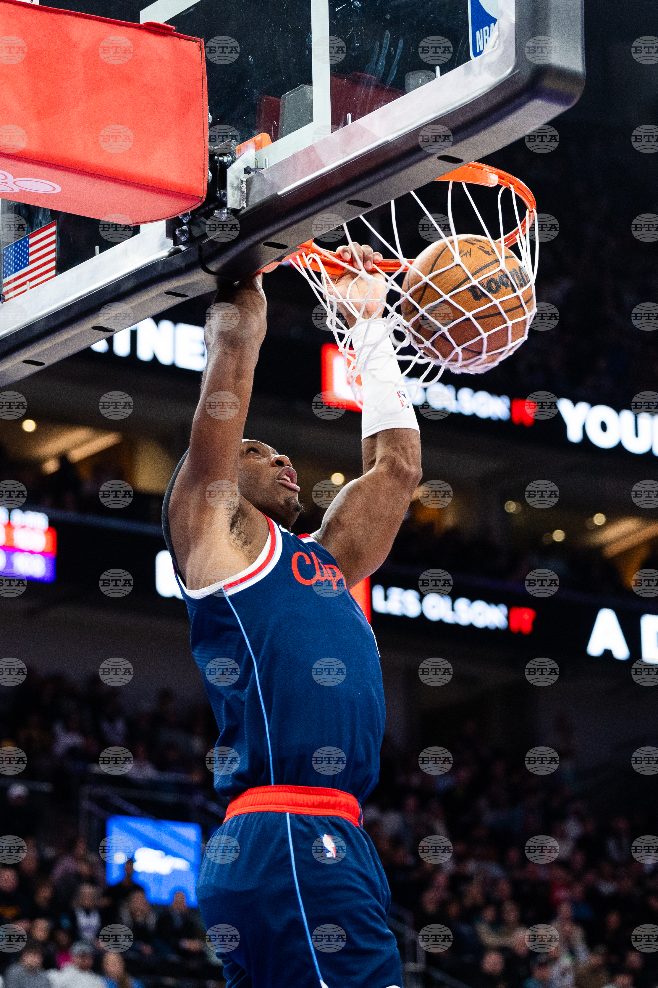 Clippers Jazz Basketball