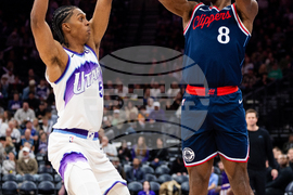 Clippers Jazz Basketball