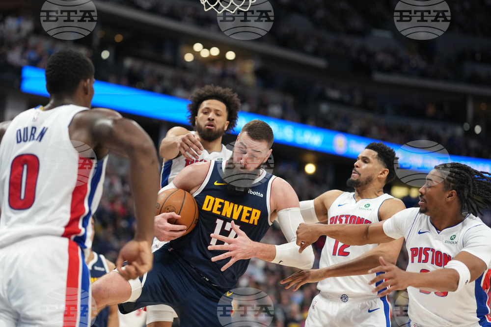 Pistons Nuggets Basketball