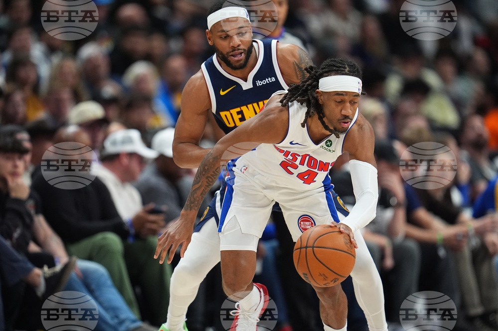 Pistons Nuggets Basketball
