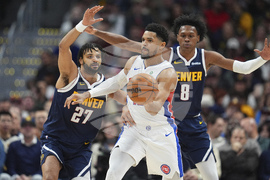 Pistons Nuggets Basketball