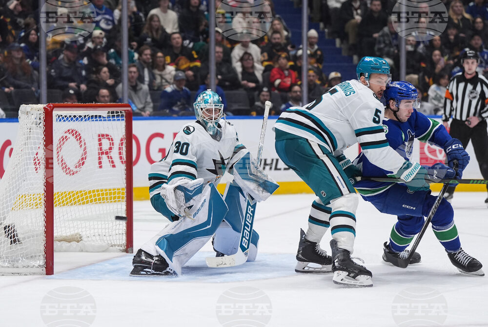 Sharks Canucks Hockey