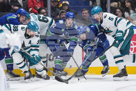 Sharks Canucks Hockey