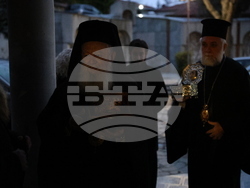 Благоевград - Митрополит Хризостом – Митрополит Серафим – делегация и светини - посрещане