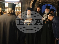 Благоевград - Митрополит Хризостом – Митрополит Серафим – делегация и светини - посрещане