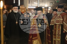 Благоевград - Митрополит Хризостом – Митрополит Серафим – делегация и светини - посрещане