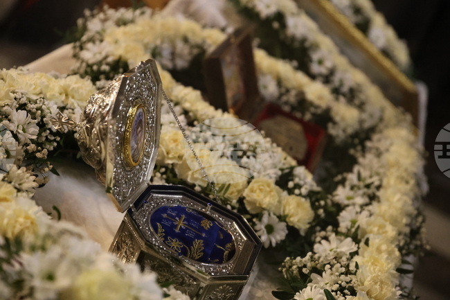 Православни светини бяха посрещнати в храм „Въведение Богородично“ в Благоевград