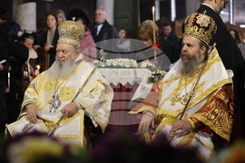 Благоевград - Митрополит Хризостом – Митрополит Серафим – делегация и светини - посрещане