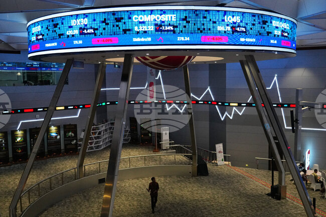 Индонезийската борса с минимален растеж след най-големия си срив от азиатската финансова криза през 1998 г.