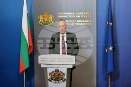 Министерски съвет - Красимир Вълчев - брифинг