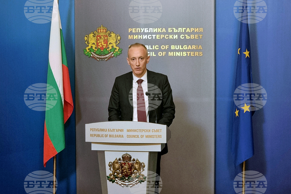 Министерски съвет - Красимир Вълчев - брифинг
