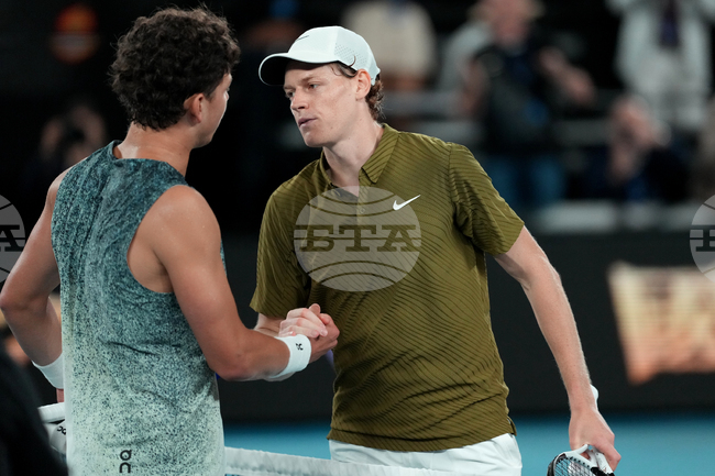 Яник Синер победи Бен Шелтън и си осигури среща с Новак Джокович на полуфиналите на Откритото първенство на Австралия